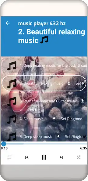 Play Music player 432 hz frequency as an online game Music player 432 hz frequency with UptoPlay