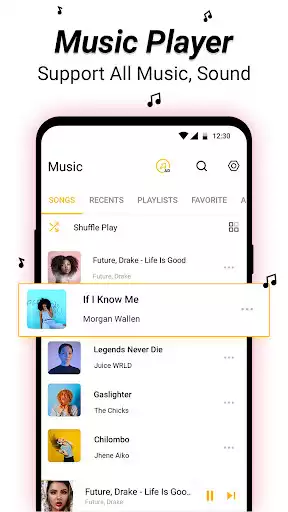 Play Music Player Lite as an online game Music Player Lite with UptoPlay