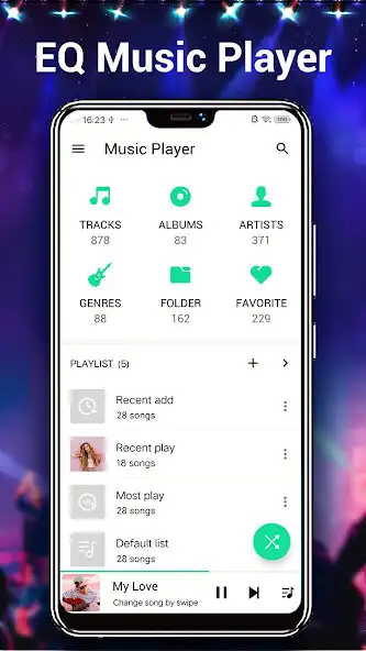Play Music Player - MP3 Player  EQ as an online game Music Player - MP3 Player  EQ with UptoPlay
