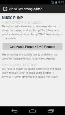 Play Music Pump Streaming Addon as an online game Music Pump Streaming Addon with UptoPlay