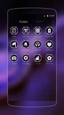 Play Music purple guitar neon