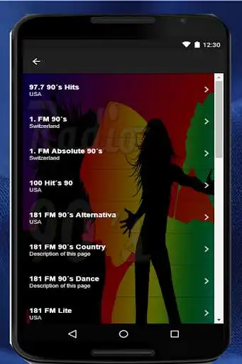 Play Music Radios of the 90s. Radios of the Nineties