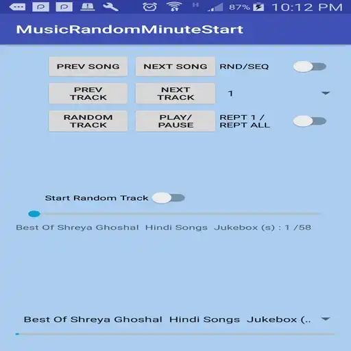 Free play online MusicRandomMinuteStart APK