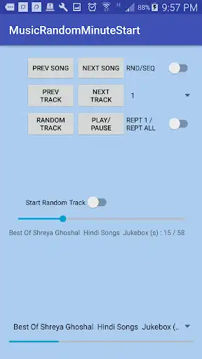 Play MusicRandomMinuteStart