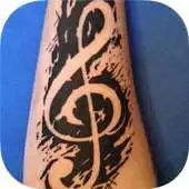Free play online MUSIC TATTOO Wallpapers v1 APK