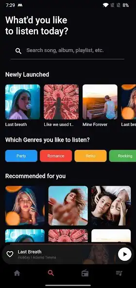 Play Musicvic - Flutter Template as an online game Musicvic - Flutter Template with UptoPlay