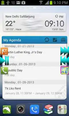 Play Music Widget Navigation