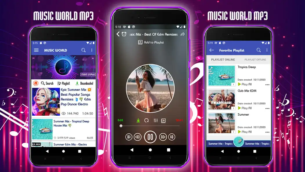 Play Music World - Player Music MP3  and enjoy Music World - Player Music MP3 with UptoPlay