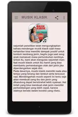 Play Musik Klasik Untuk Ibu Hamil
