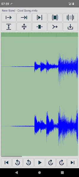Play MusiKnife - cut audio files as an online game MusiKnife - cut audio files with UptoPlay