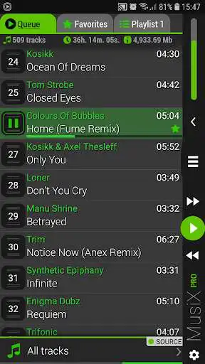 Play APK MusiX Material Dark Green Skin for music player  and enjoy MusiX Material Dark Green Skin for music player using ApkOnl