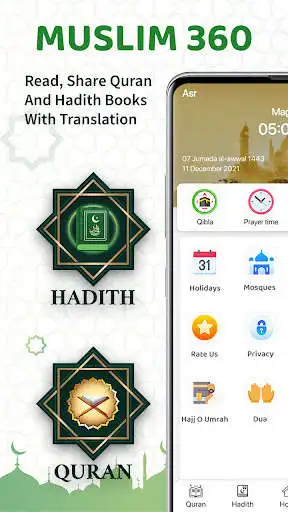 Play Muslim 360-Prayer Times, Quran  and enjoy Muslim 360-Prayer Times, Quran with UptoPlay