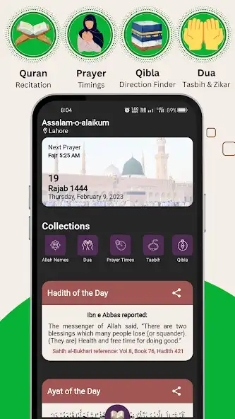 Play Muslim365 :Prayer Times, Quran  and enjoy Muslim365 :Prayer Times, Quran with UptoPlay