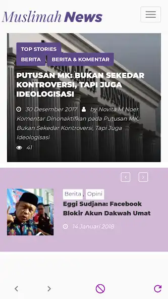 Play MuslimahNews as an online game MuslimahNews with UptoPlay