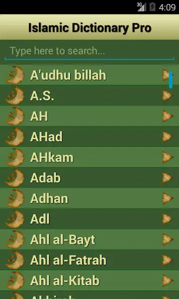 Play Muslim Islamic Dictionary  and enjoy Muslim Islamic Dictionary with UptoPlay