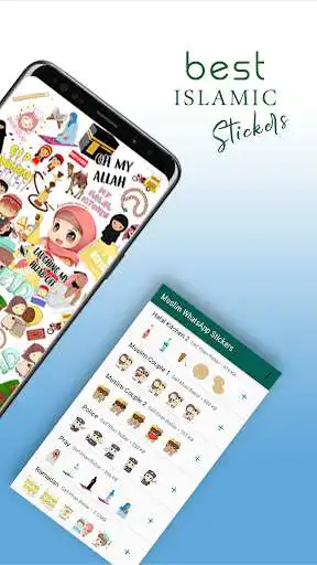 Play Muslim Islamic Sticker 2021 as an online game Muslim Islamic Sticker 2021 with UptoPlay