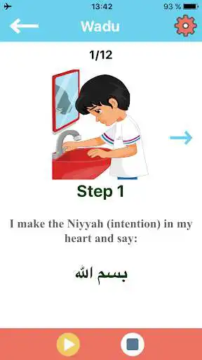 Play Muslim kids guide Salah & Wudu as an online game Muslim kids guide Salah & Wudu with UptoPlay