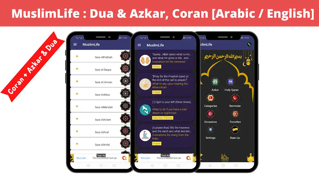 Play MuslimLife: Dua  Azkar, Quran as an online game MuslimLife: Dua  Azkar, Quran with UptoPlay