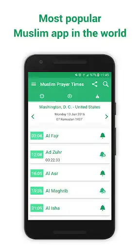 Play Muslim  Quran - Prayer Times  and enjoy Muslim  Quran - Prayer Times with UptoPlay