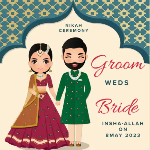 Play Muslim Wedding Card Maker 2023 APK