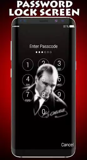 Play Mustafa Kemal Ataturk Lock Screen  Wallpaper