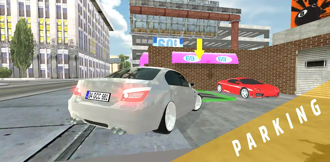 Play Mustang Drift  Park Simulator as an online game Mustang Drift  Park Simulator with UptoPlay