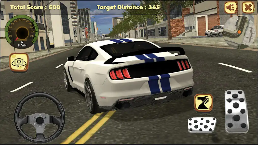 Play Mustang Drift Simulator as an online game Mustang Drift Simulator with UptoPlay