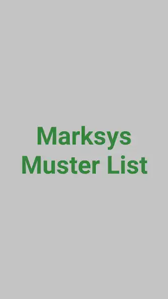 Play Muster List  and enjoy Muster List with UptoPlay