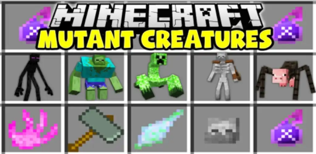 Play Mutant Creatures Addon for MCPE Play Mutant Creatures Addon for MCPE