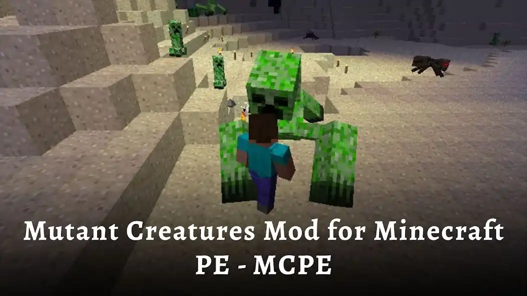 Play Mutant Creatures Mod for Minecraft PE - MCPE as an online game Mutant Creatures Mod for Minecraft PE - MCPE with UptoPlay