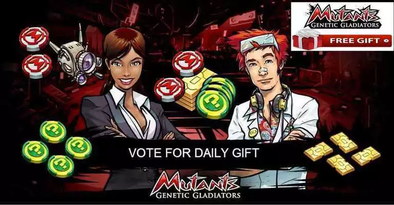 Play Mutant Genetic Glad. Free Daily Bonus