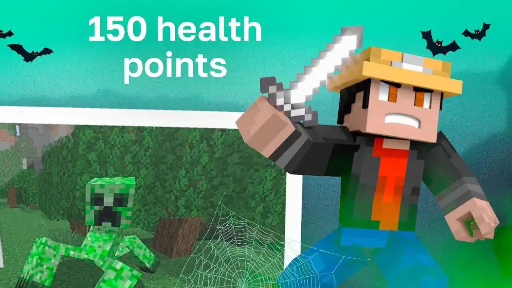 Play Mutant Mobs for Minecraft as an online game Mutant Mobs for Minecraft with UptoPlay