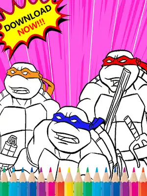 Play Mutant Ninjago Turtle Coloring