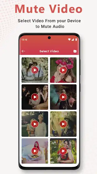 Play Mute Video : Silent Video Maker as an online game Mute Video : Silent Video Maker with UptoPlay