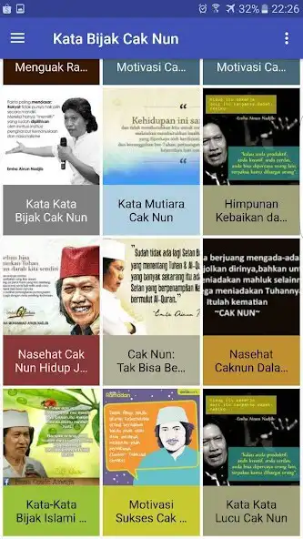 Play Mutiara Bijak Cak Nun as an online game Mutiara Bijak Cak Nun with UptoPlay