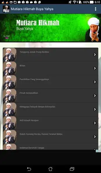 Play Mutiara Hikmah Buya Yahya as an online game Mutiara Hikmah Buya Yahya with UptoPlay