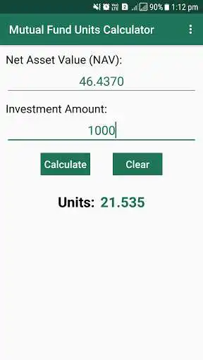 Play Mutual Fund Units Calculator  and enjoy Mutual Fund Units Calculator with UptoPlay