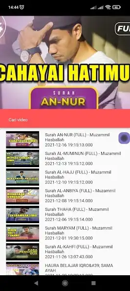 Play Muzammil Murottal Video  and enjoy Muzammil Murottal Video with UptoPlay