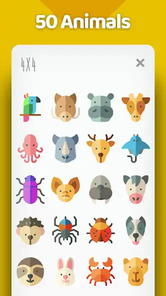 Play Muzzle Puzzle Hybrid Animals as an online game Muzzle Puzzle Hybrid Animals with UptoPlay