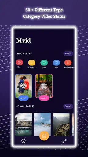Play MVid - The Particles Video Maker  and enjoy MVid - The Particles Video Maker with UptoPlay