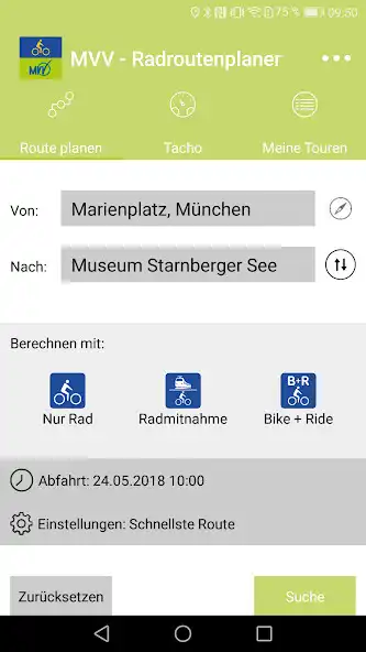 Play MVV-Radroutenplaner  and enjoy MVV-Radroutenplaner with UptoPlay