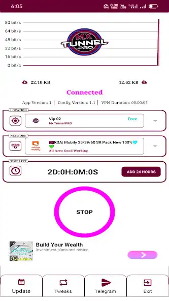 Play MX Tunnel Pro - Super fast Net  and enjoy MX Tunnel Pro - Super fast Net with UptoPlay