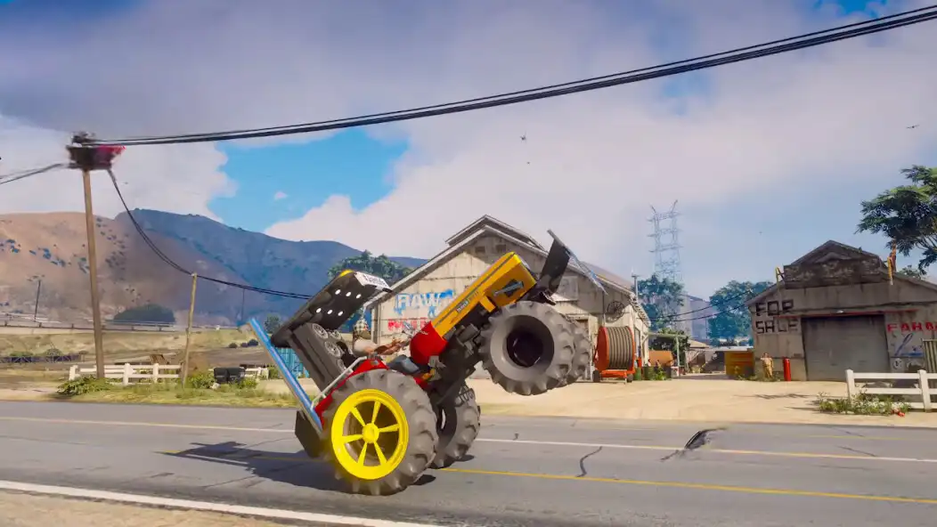 Play MX Wheelie Tractor Grau as an online game MX Wheelie Tractor Grau with UptoPlay