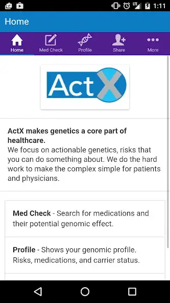 Play My ActX Genomic Profile  and enjoy My ActX Genomic Profile with UptoPlay