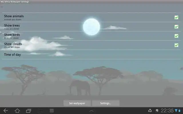 Play My Africa Live Wallpaper