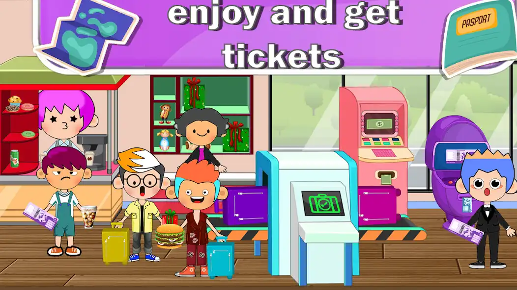 Play My Airport City : Pretend Town as an online game My Airport City : Pretend Town with UptoPlay