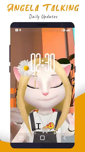 Play My Angela :Talking Wallpapers as an online game My Angela :Talking Wallpapers with UptoPlay