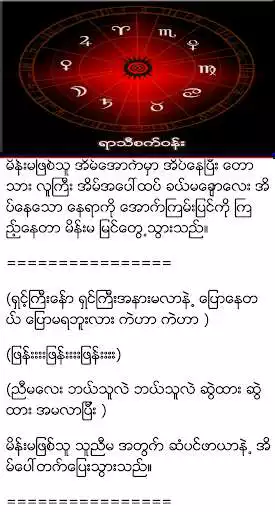 Play Myanmar Astrology