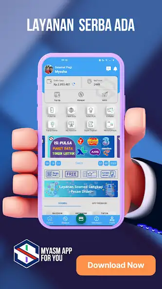 Play MyASM - PPOB  Sosmed as an online game MyASM - PPOB  Sosmed with UptoPlay