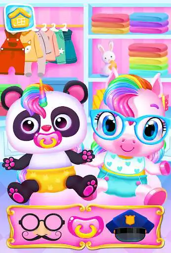 Play My Baby Unicorn - Magical Unicorn Pet Care Games as an online game My Baby Unicorn - Magical Unicorn Pet Care Games with UptoPlay